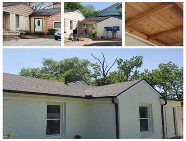 Re-roof and porch addition