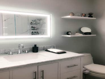Marble Master Bathroom Remodel - West Hollywood