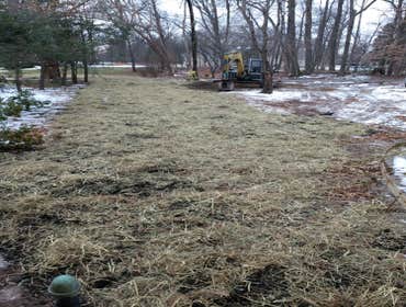 Photos by Jeffrey Edwards LLC #9 Install new 135 foot house sewer line to city sewer.