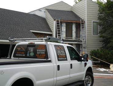 Roofing installation project