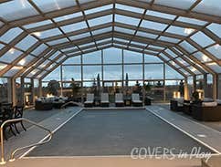 Find Retractable Roof Enclosure Over Your Swimming Pool - Covers in Play Inc.