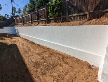 Redlands Retaining Wall After 2