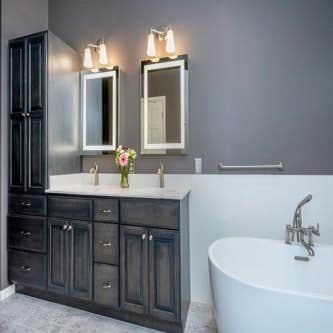Simple Bath + Kitchen