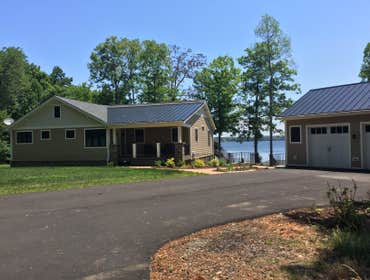 Craftsman Style Home andf Garage at Lake Anna