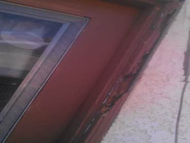 relp exterior side door Remove the side door and replace it with a new pre-hung door. The stucco molding around it was termite rotted. Everything done 
