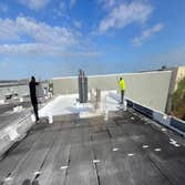 Commercial Roof Maintenance & Repair Silicone coating apply over existing Roof substrate to prevent leaks and elongate Roof life.