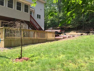 Deck 3 - 6x6 retaining wall