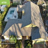 Shingle Roof Replacement 2, Panama City Roof repair and restoration job for a roof (5,700 sq ft) damaged by a hurricane.