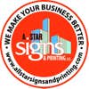 A Star Signs and Printing LLC logo