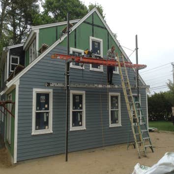 Cecil addition We built a 1250 square foot addition at this residence