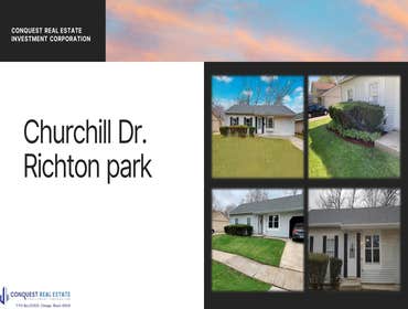 Churchill Dr. Richton park Conquest performed a complete remodel at this property:
Brand new wood cabinets. New granite counter-top. New and modern gra