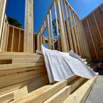 Custom New Home Construction Site Crawfordville Florida
