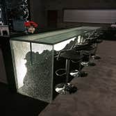 Cracked Glass Custom Table