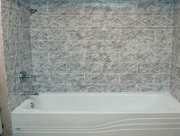 Masonry Tile Look Surround