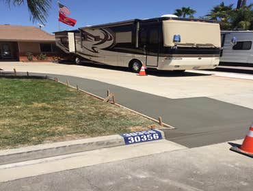 extended driveway