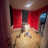 Photos by R&c Remodeling #2 Both had wall repairs painted rooms installed customers curtains and flooring