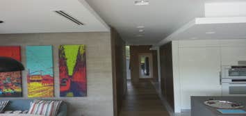Hall way with cove light LED