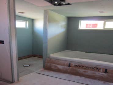 Newest bathroom addition/remodel-unfinished This is a bathroom I am remodeling. We are adding a 120 sq. ft. and remodeling what was the bathroom and ma