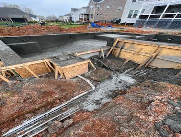 Pool Addition! Pool and surround!