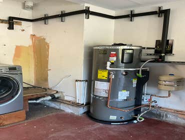 Photos by Local plumbing #3 Installation of a new heat pump water heater in Stinson Beach, CA.