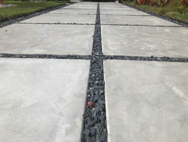Modern Concrete Driveway