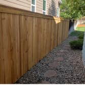 6 feet tall Cedar Fence