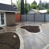 Back yard in winters