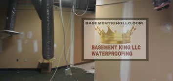 Photo(s) from basement king llc Basement Waterproofing