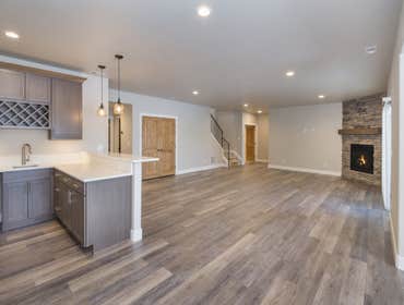 Kitchen + Living Space