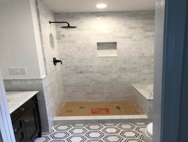 Photos by KE Home Remodel llc #1 Complete bathroom renovation