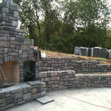Gresham outdoor living space This is a large outdoor living space project designed and built by the company President Shawn Ladd