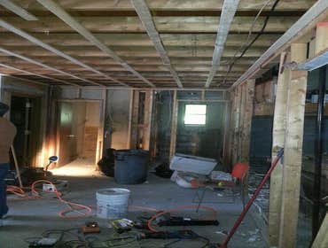A and R Auto Repair/ towing Office, waiting room, bathrooms. CURRENT PROJECT! will post finish project.