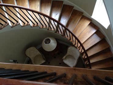 Three story staircase