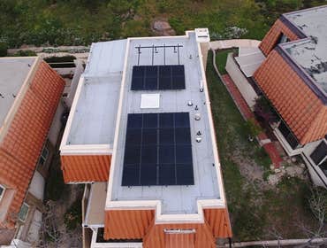 San Diego/Tierra Santa tilted Solar Array on Flat Roof