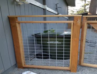 Hog wire style fence 6'tall