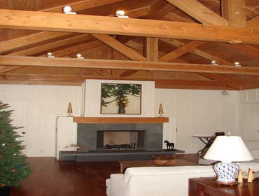Timber frame ceiling