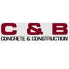C&b Concrete Construction logo