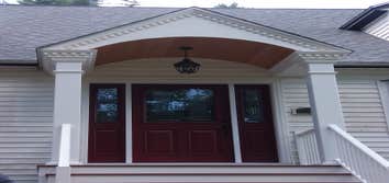 Front entrance portico
