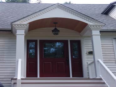 Front entrance portico