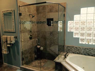 Shower Stall with Glass Door