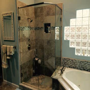 Shower Stall with Glass Door