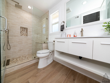 White Bathroom Remodeling