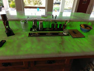 Back lit tops