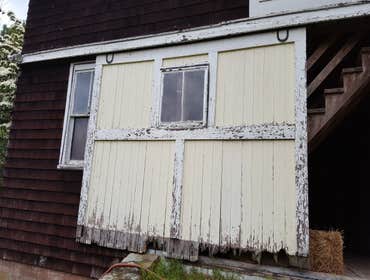 BARN DOOR REPAIR BEFORE