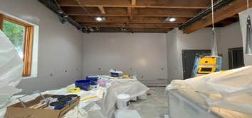 Mid construction on a office kitchen, breakroom & bathroom remodel. Just before finishes and Millwork goes in