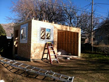 Backyard Shed Custom built backyard shed