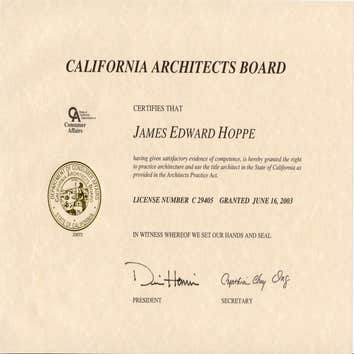 James E. Hoppe, Architect
