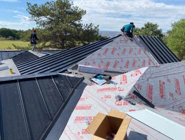 New Standing seam roof