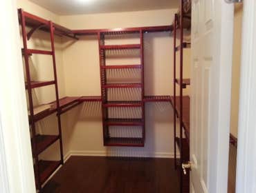custom walk in closet