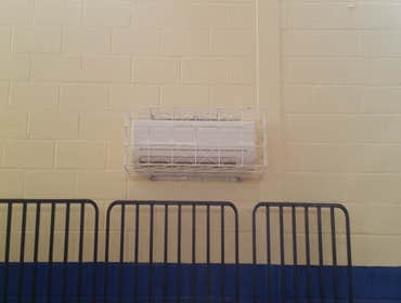 Ductless mimi split in gym
